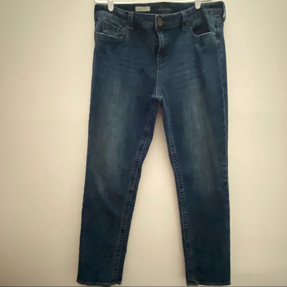 (R) Kut From The Kloth Straight Leg Jeans Mid rise Size 14